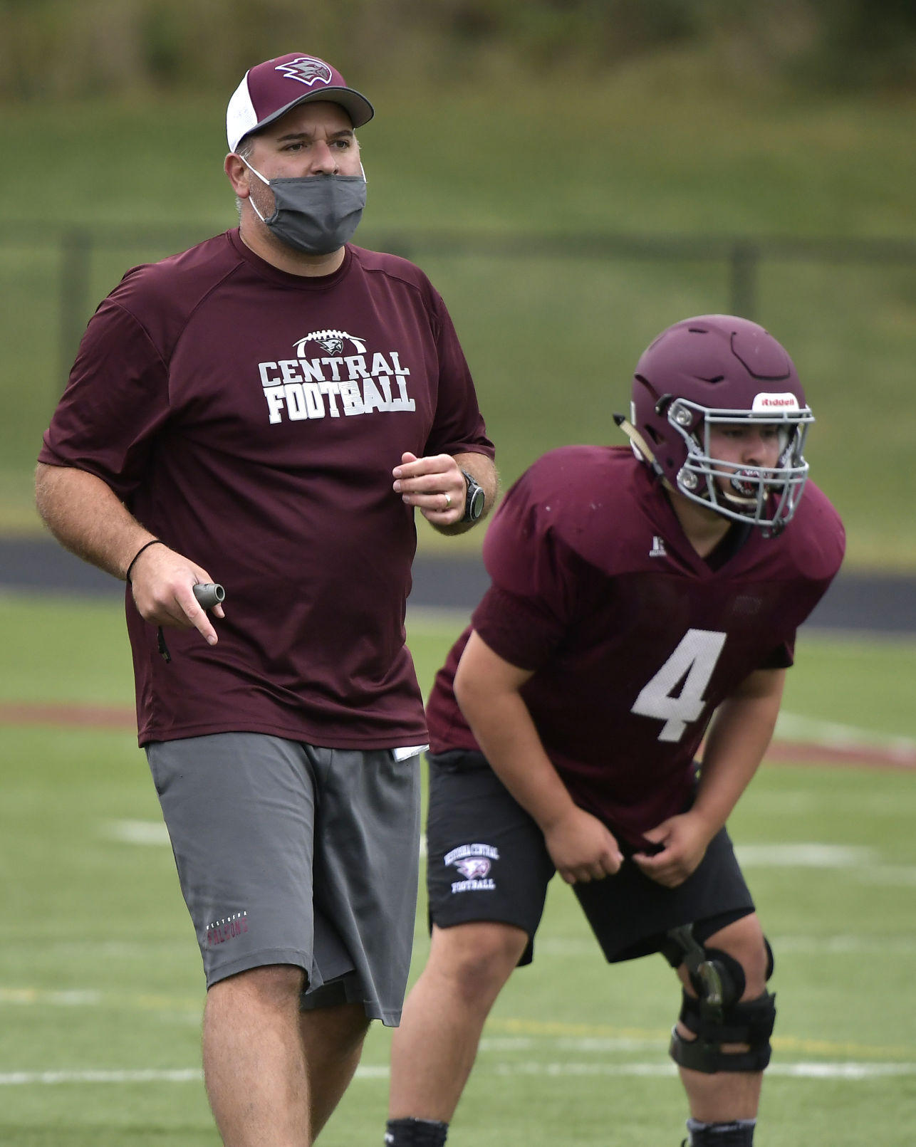 CENTRAL FOOTBALL PRACTICE